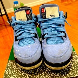Used air jordan 4 retro university blue